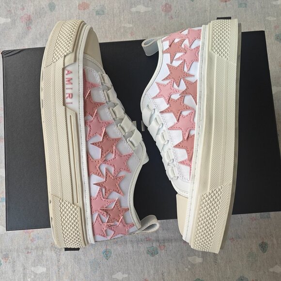 Amiri Star Print Platform Sneakers - Picture 3 of 7